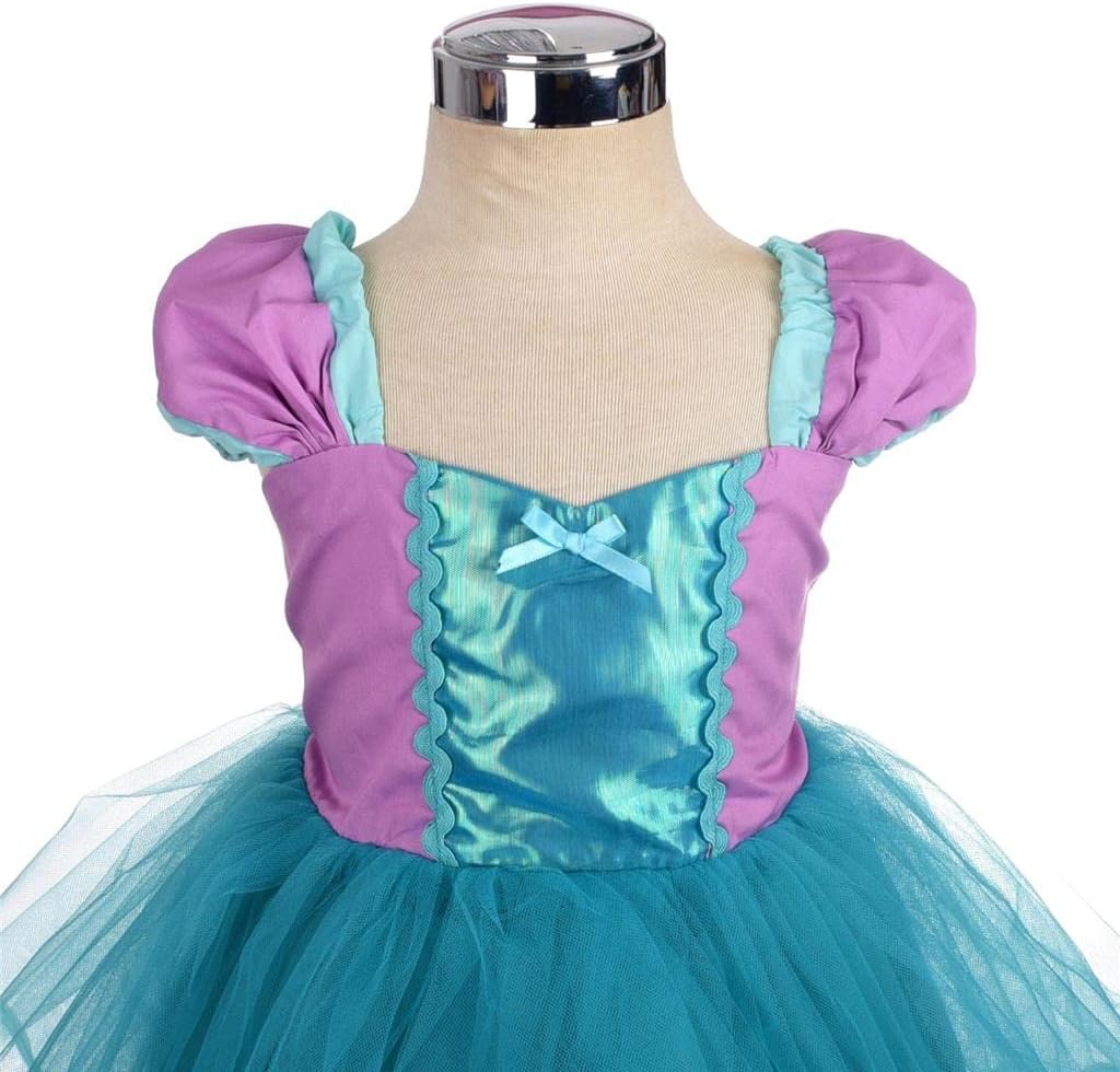 Prinzessinnen-Kleid für Babys, Tüll - Arielle (Nur Kleid) 6-12 Monate