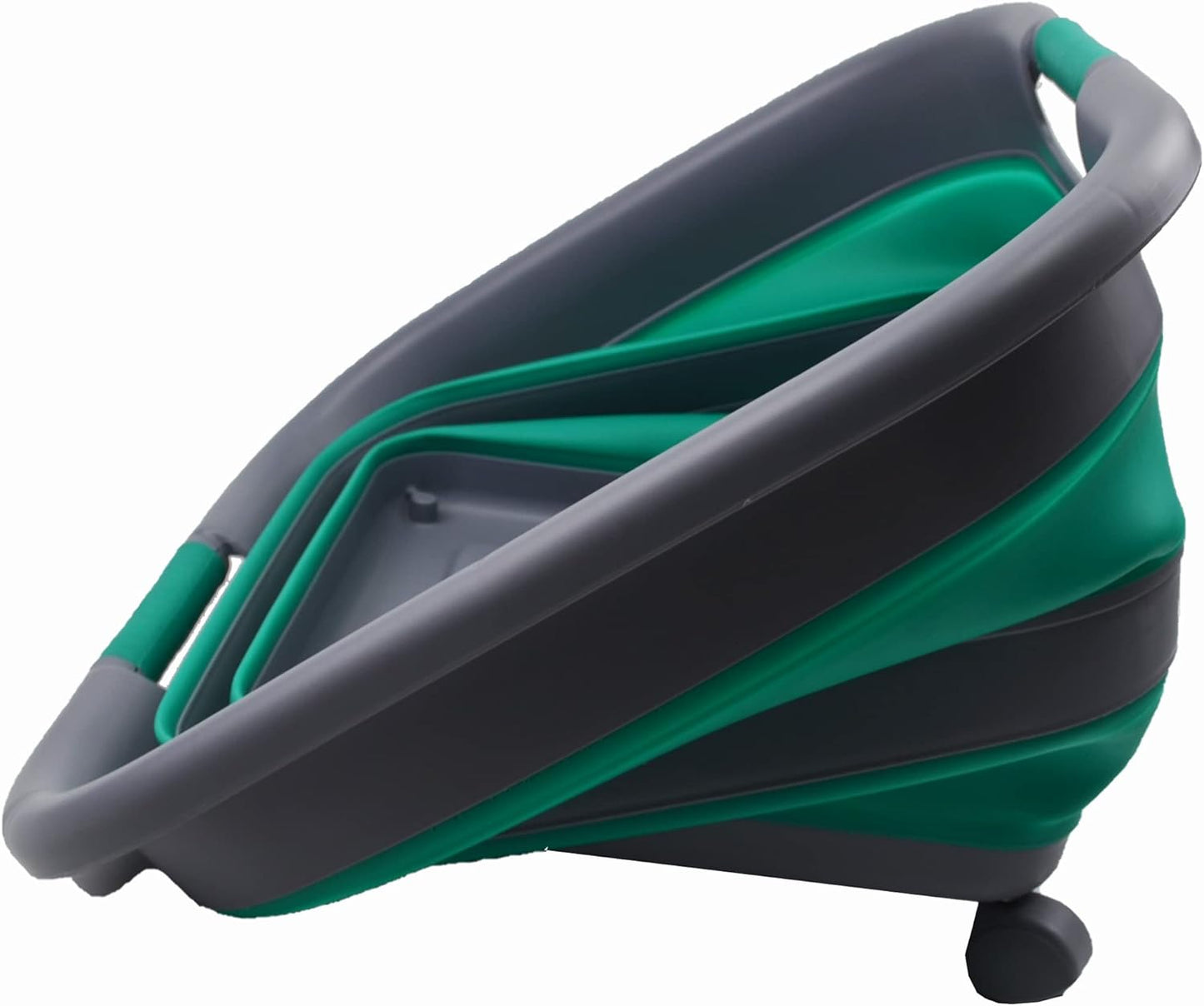 Faltbarer Wäschekorb, 1 Dark Grey/Bluish-green