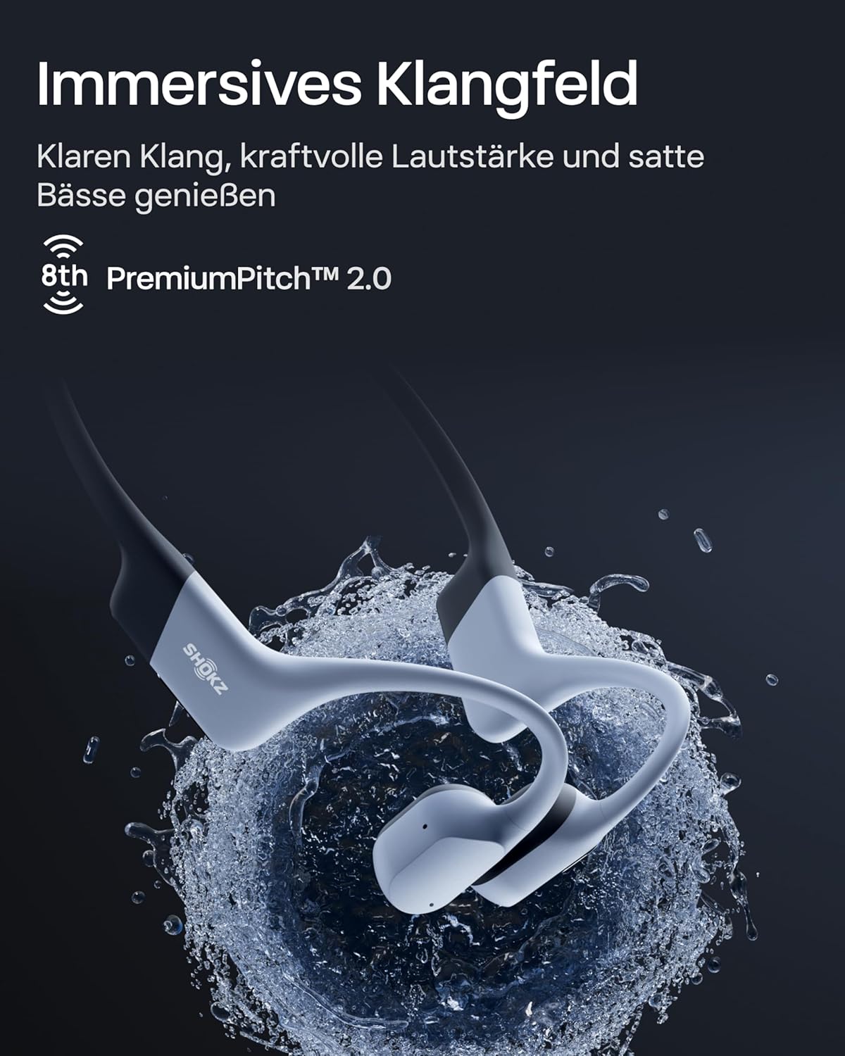 OpenSwim Pro, Kabelloses Laden Grau