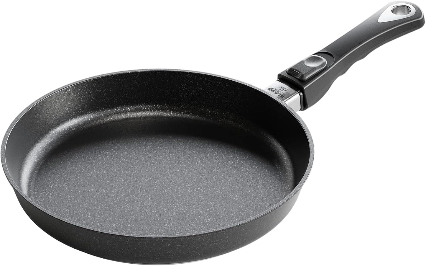 Schmorpfanne Induktion, abnehmbarer Stiel, Sonder-Edition Klaus grillt, Schmorpfanne Ø 28 cm, 5 cm hoch Induktionsgeeignet