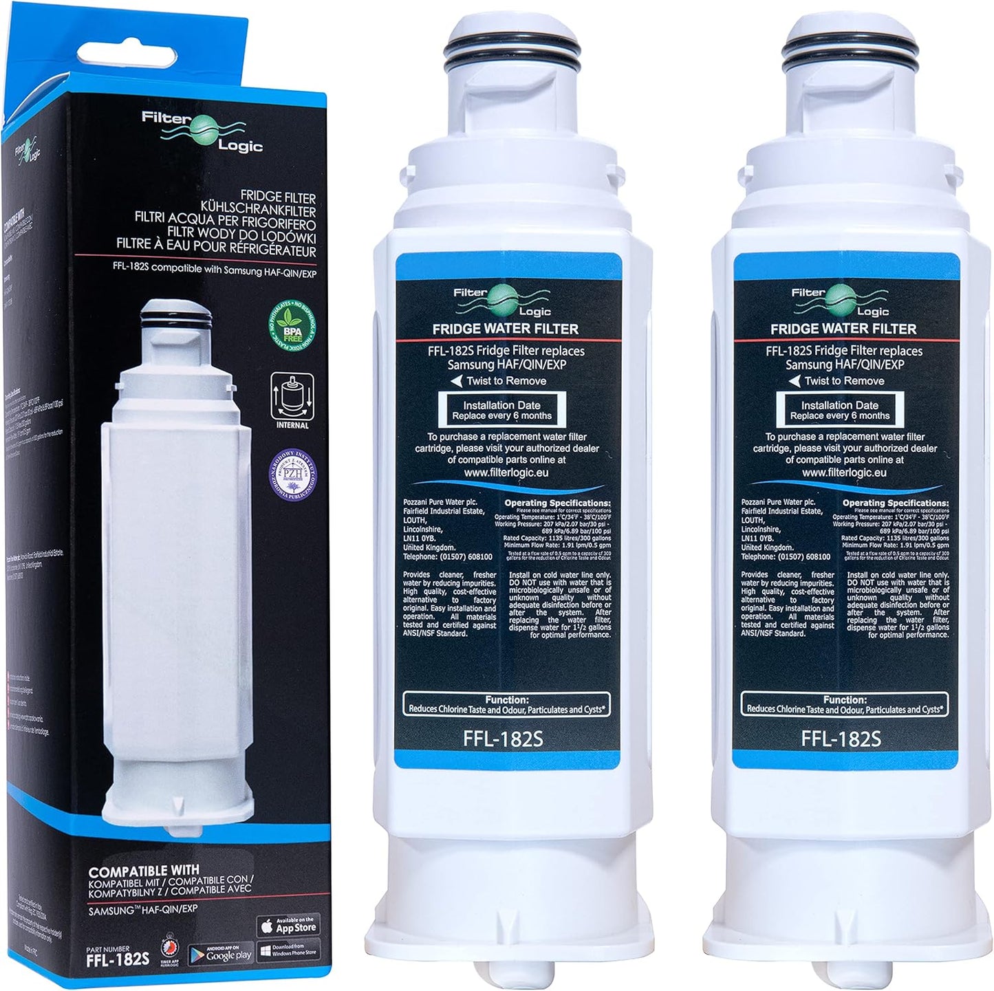 2 x Wasserfilter FFL-182S