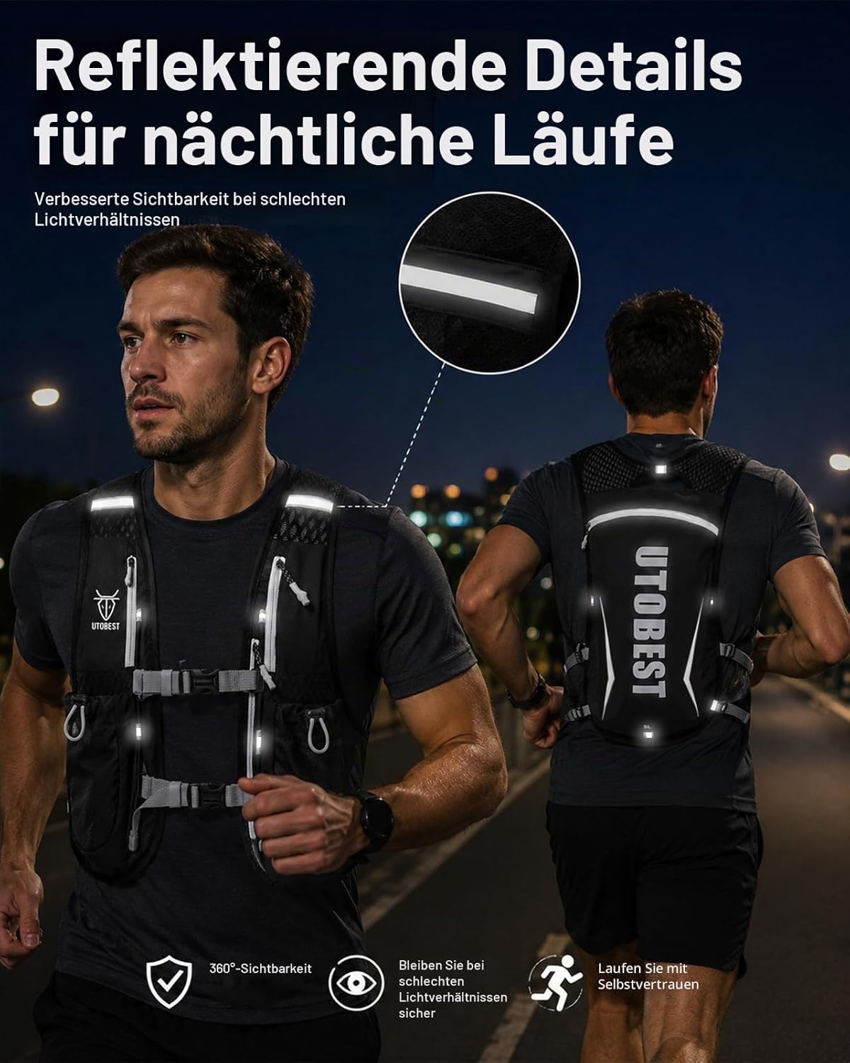 Trinkrucksack, Grün
