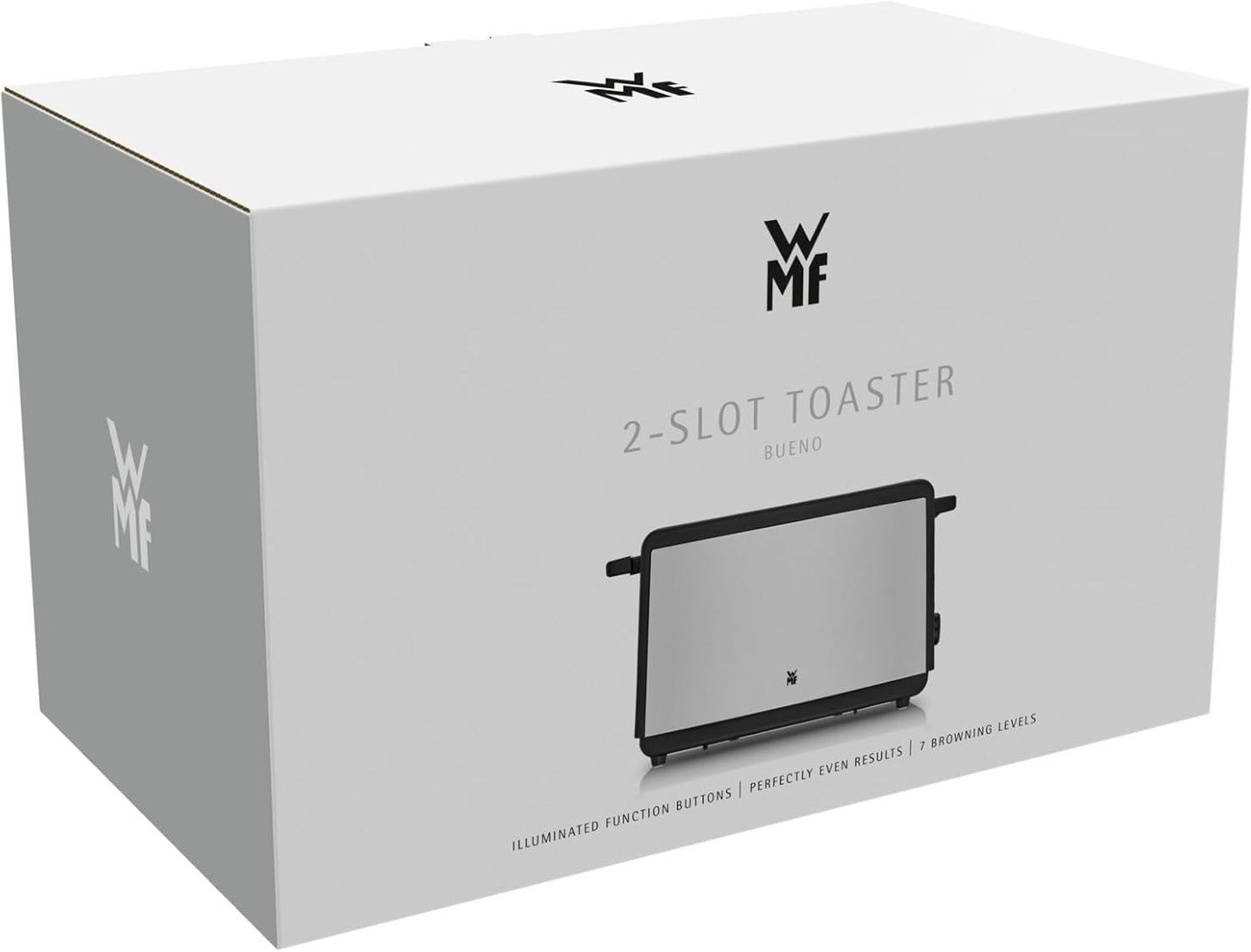 Bueno Edition Toaster / Doppelschlitz Toaster mit Brötchenaufsatz, Doppelschlitz - 7 Stufen