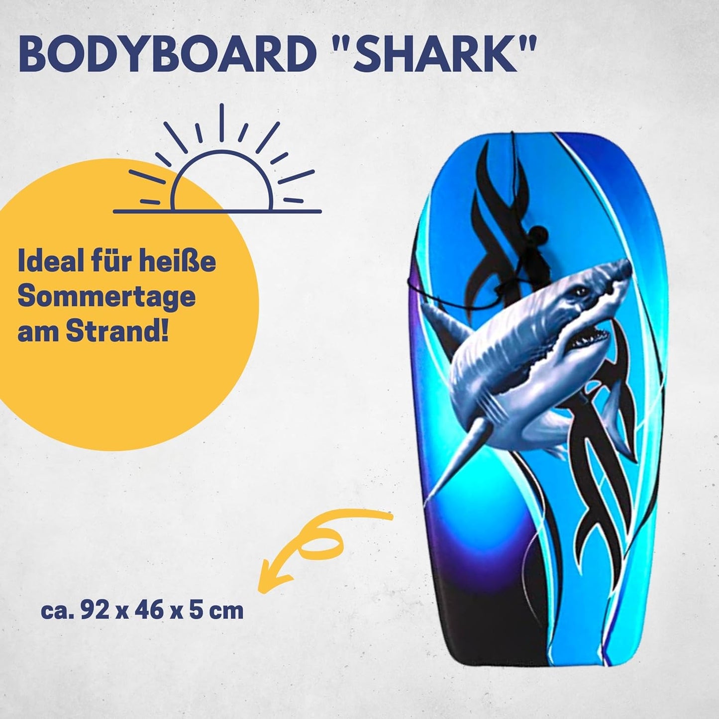 Bodyboard für Kinder, Shark