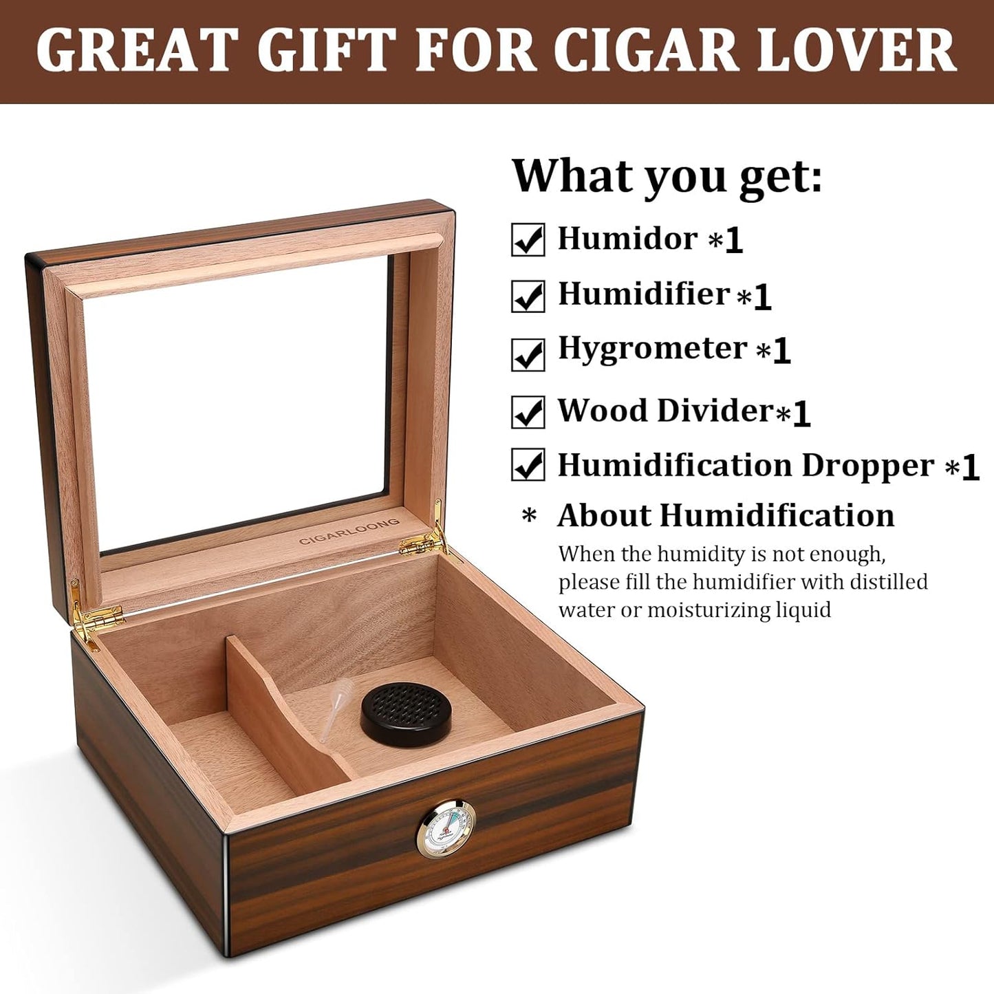 Zigarren Humidor, L
