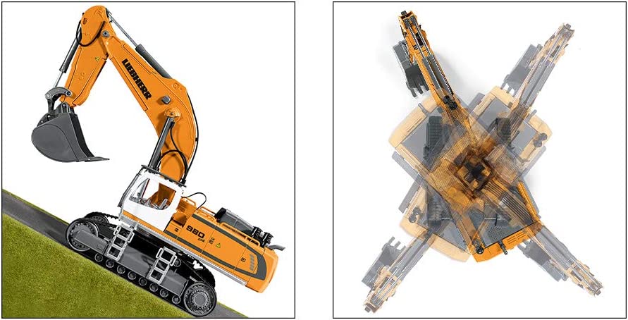 CONTROL32 Liebherr R 980 SME Raupenbagger, RC, Mit Fernsteuerung (alt) Single