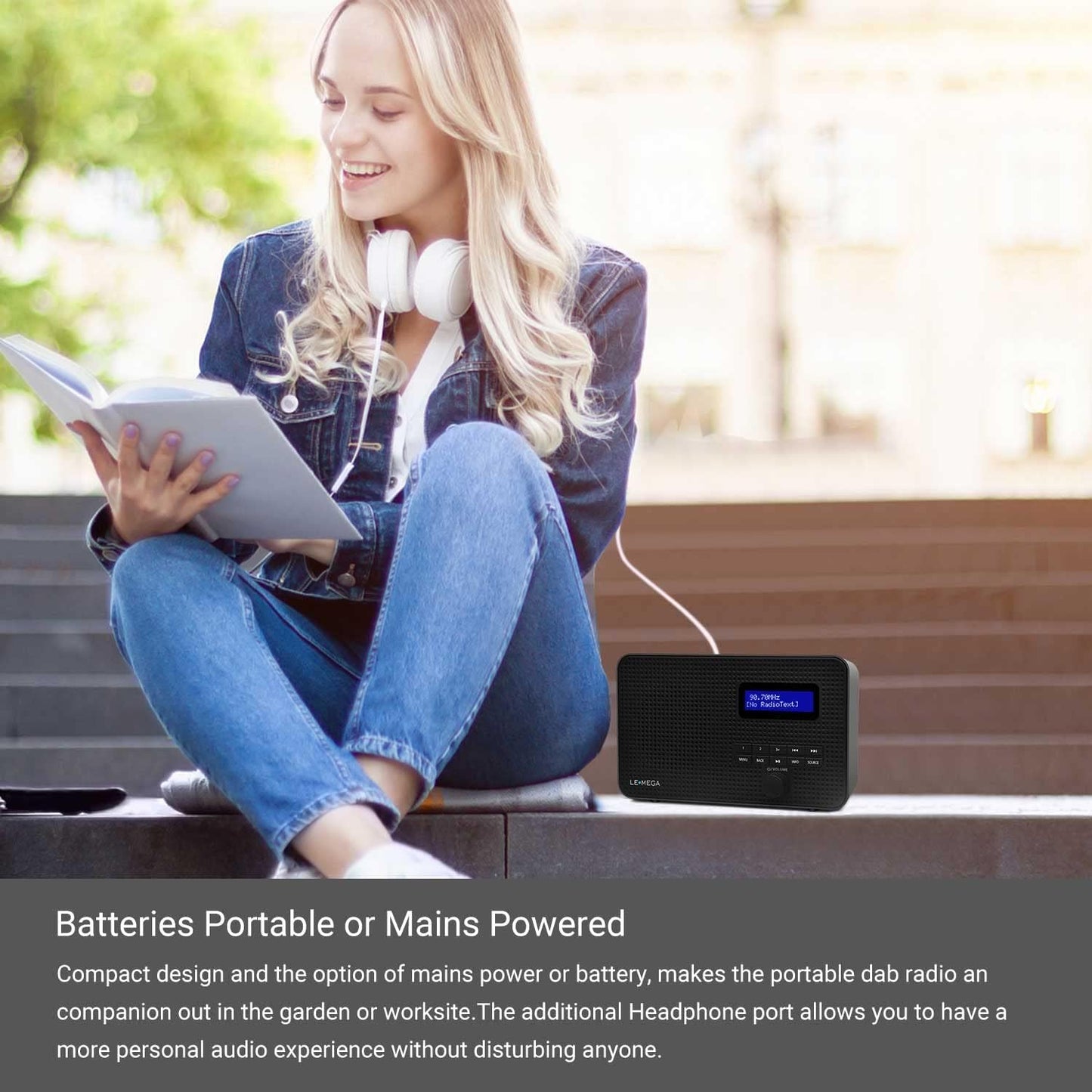 DAB/DAB+ Radio DR1, Schwarz