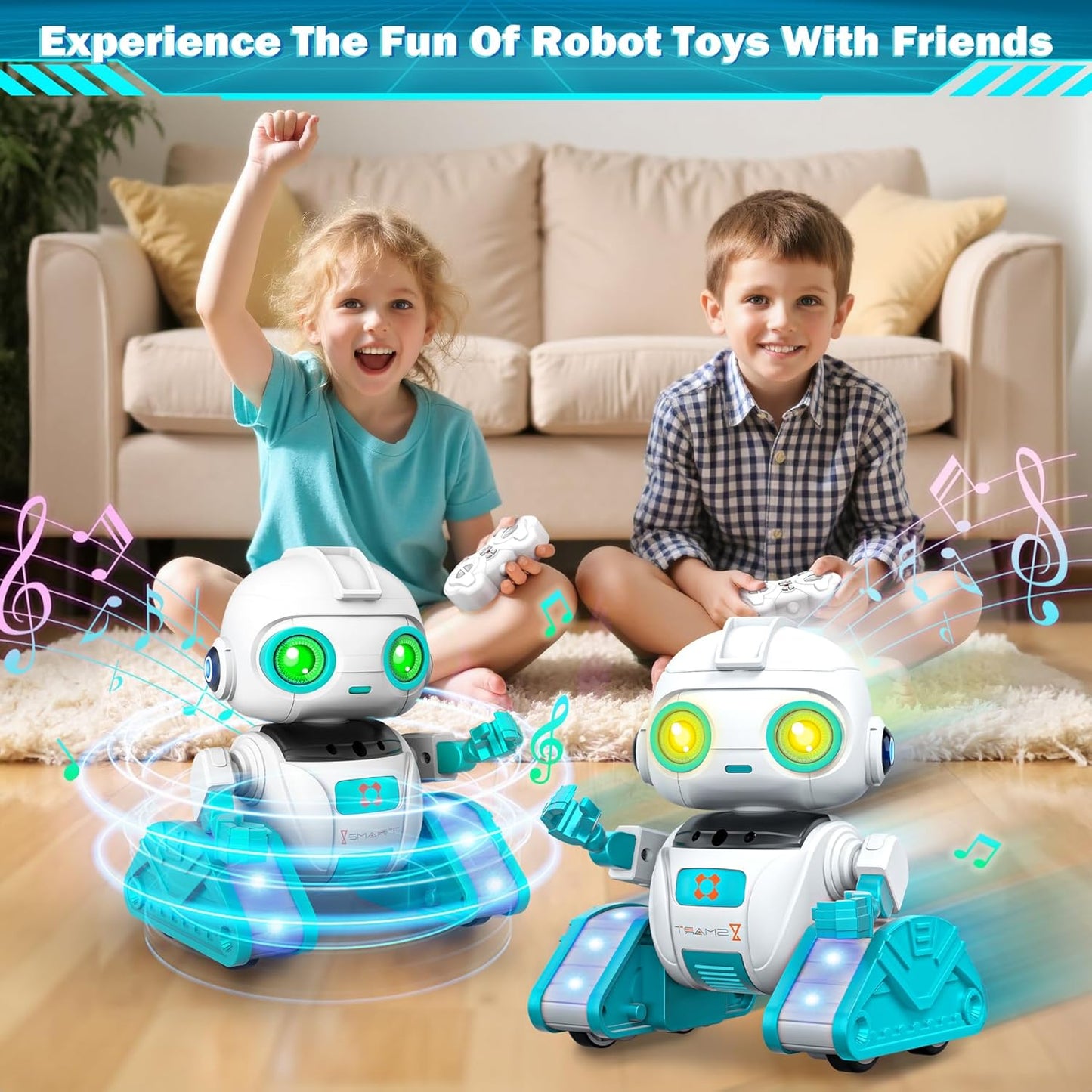 RC-Roboter Spielzeug mit LED und Musik