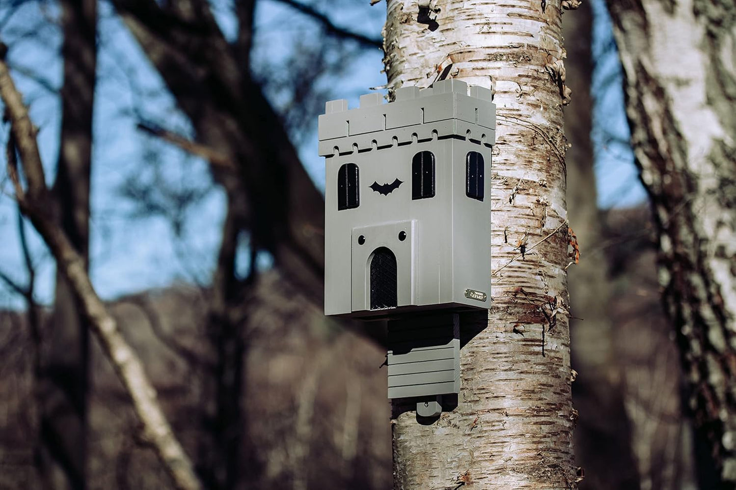 Fledermausburg Holz-Nistkasten
