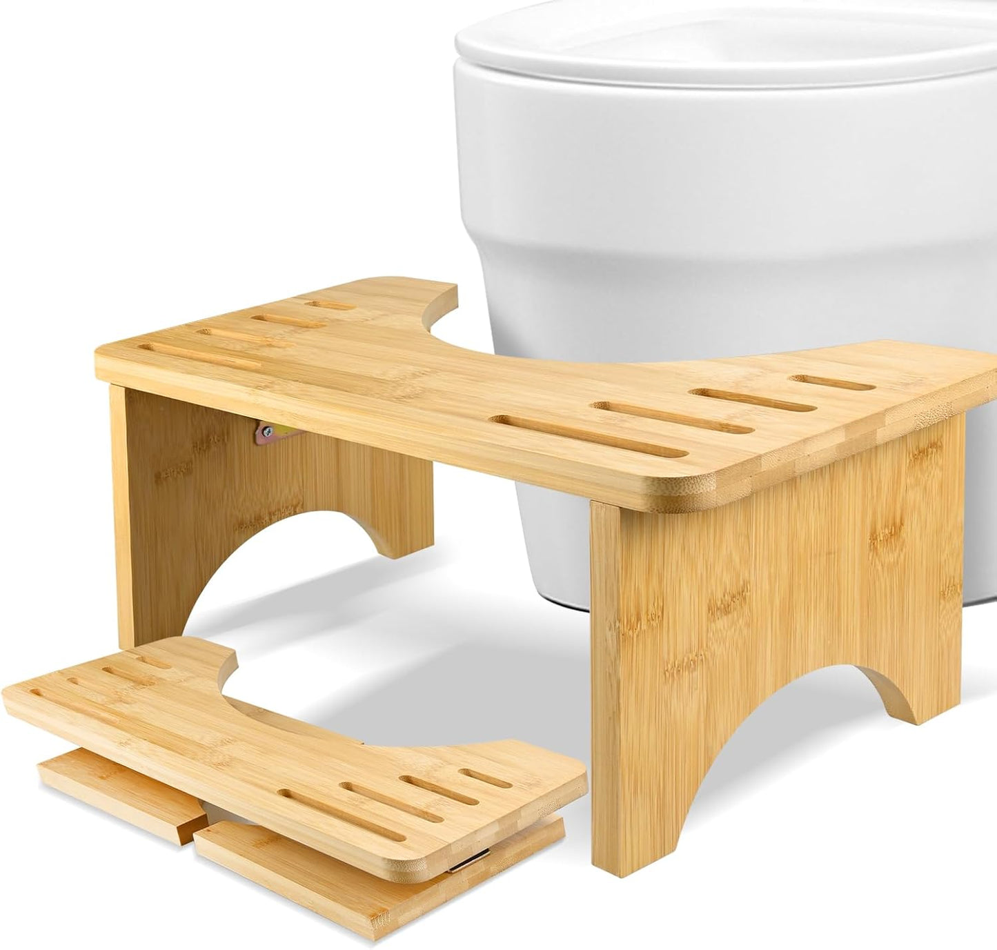 Klappbarer Toilettenhocker