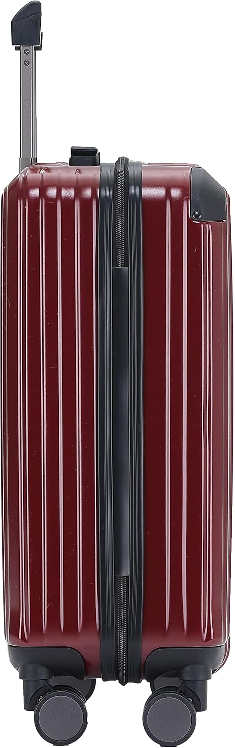 Hartschalen-Koffer Boardcase M816 mit TSA-Schloss, Weinrot