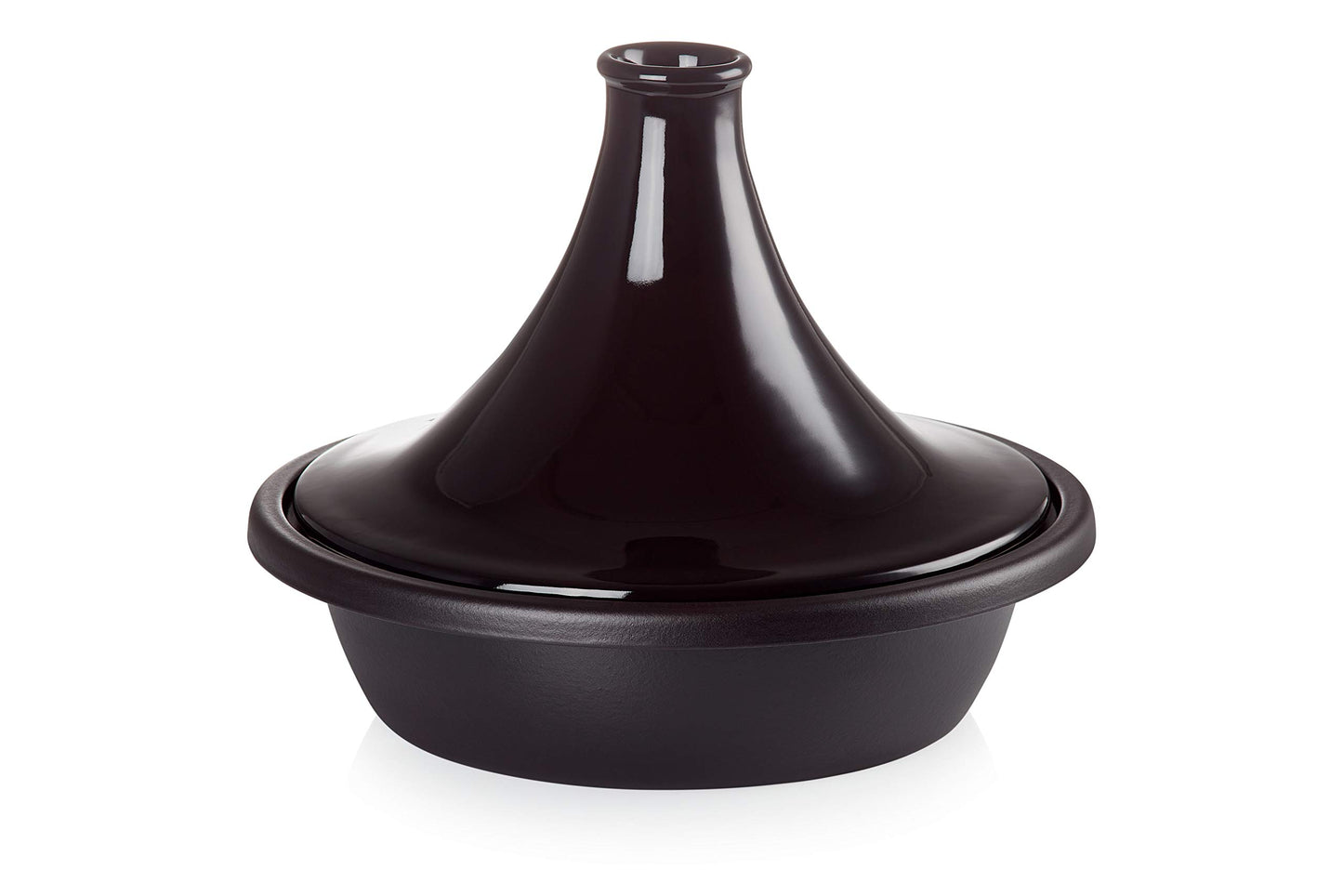 Gusseisen-Tagine, 31 cm Schwarz