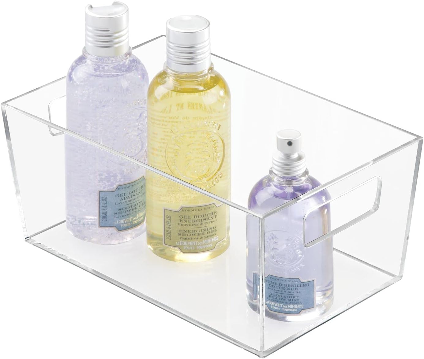 2er Set Transparente Ablageboxen