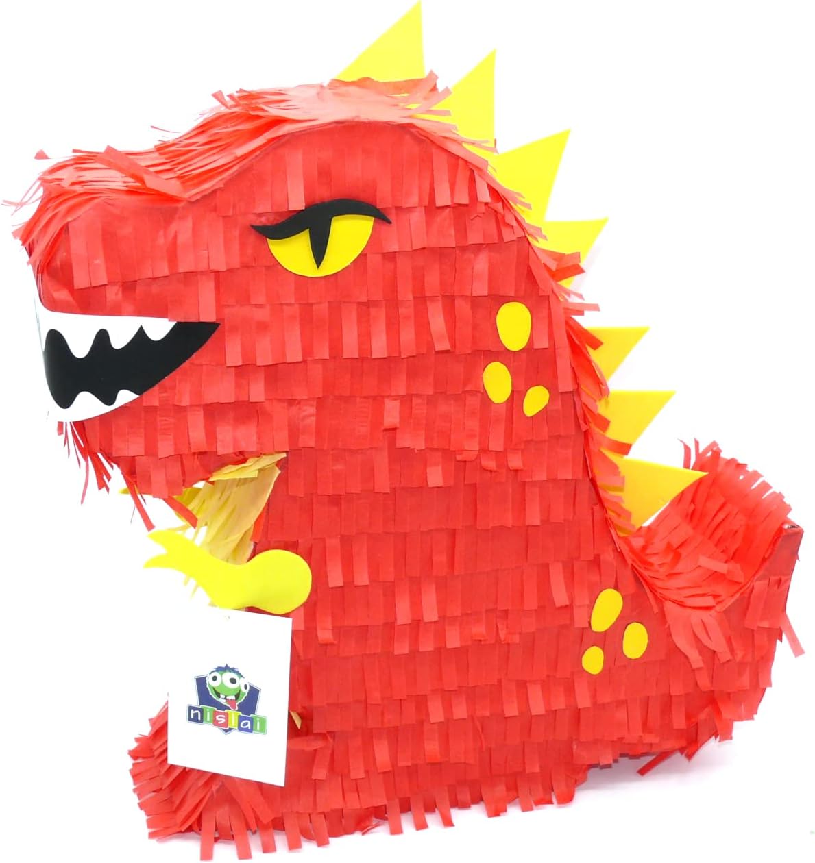3D Dinosaurier-Piñata-Set mit Stock und Augenmaske