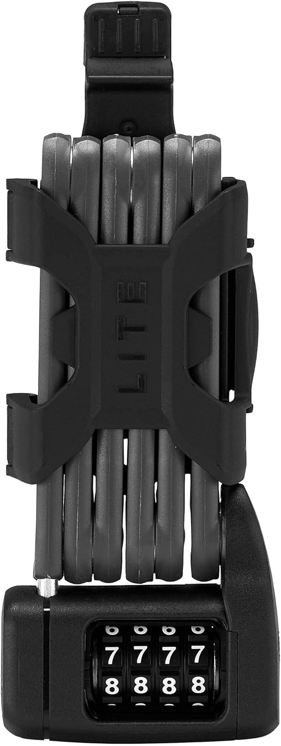 Faltschloss Bordo Lite 6055C Mini, Schwarz|60 cm|Single