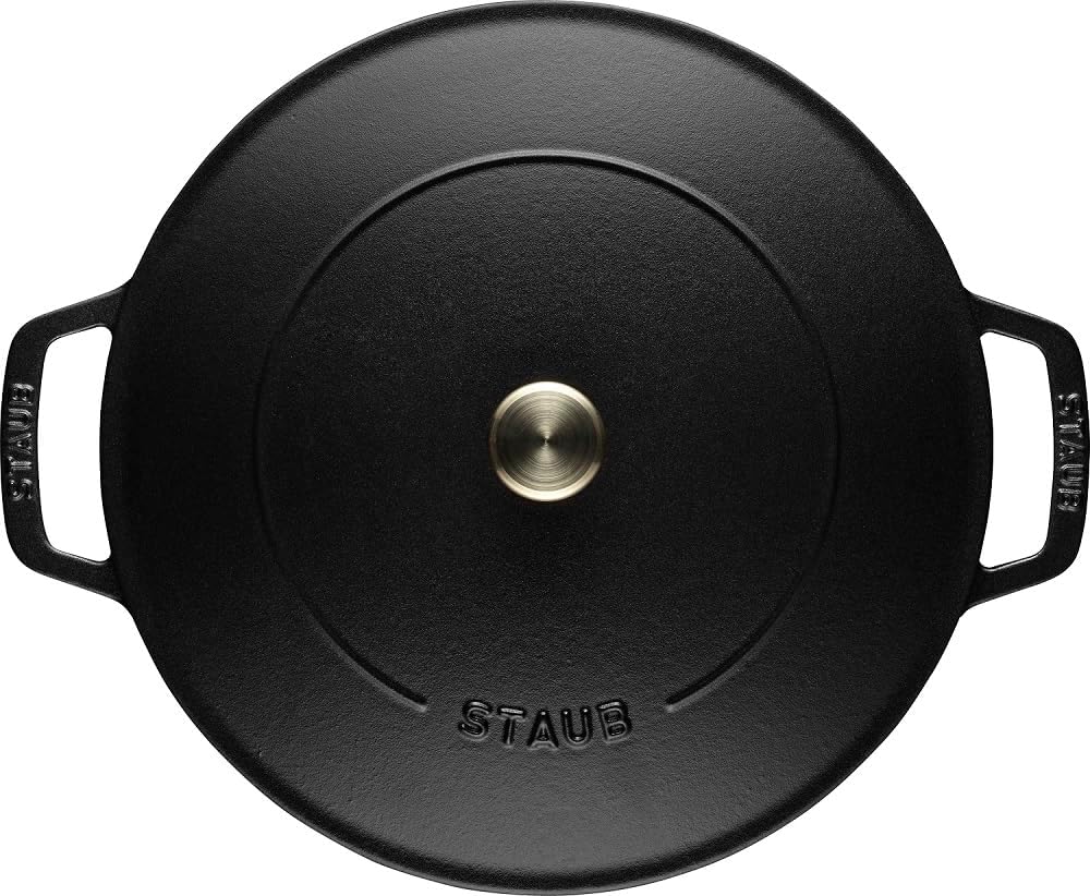 Bräter mit Chistera Drop-Structure, Schwarz 24 cm