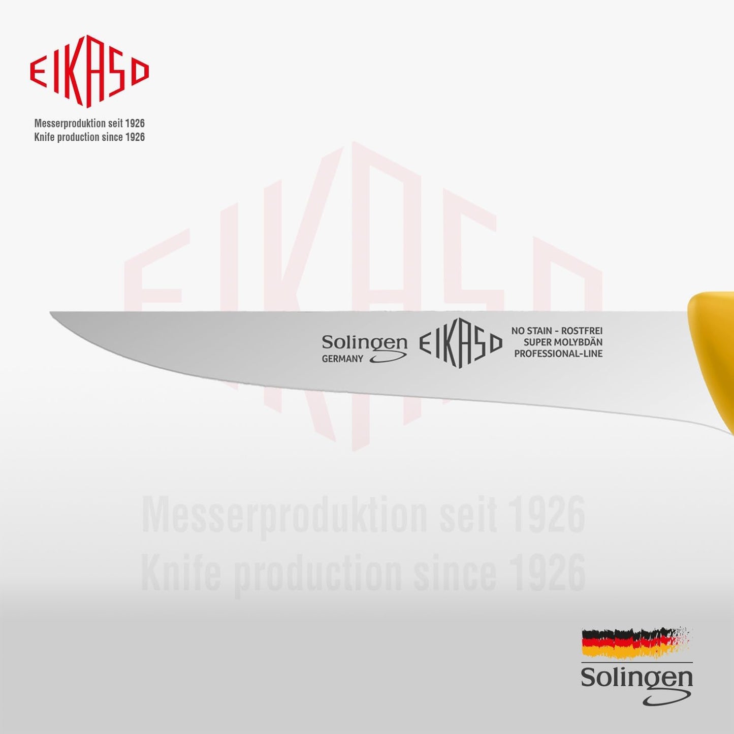 Ausbeinmesser, Profi-Fleischmesser, Gelb 13cm