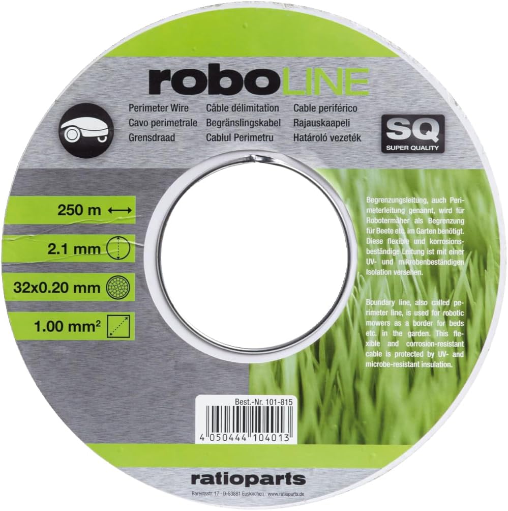 Begrenzungskabel für Mähroboter 250m (2,1mm), 250m/2,1mm x 1mm²