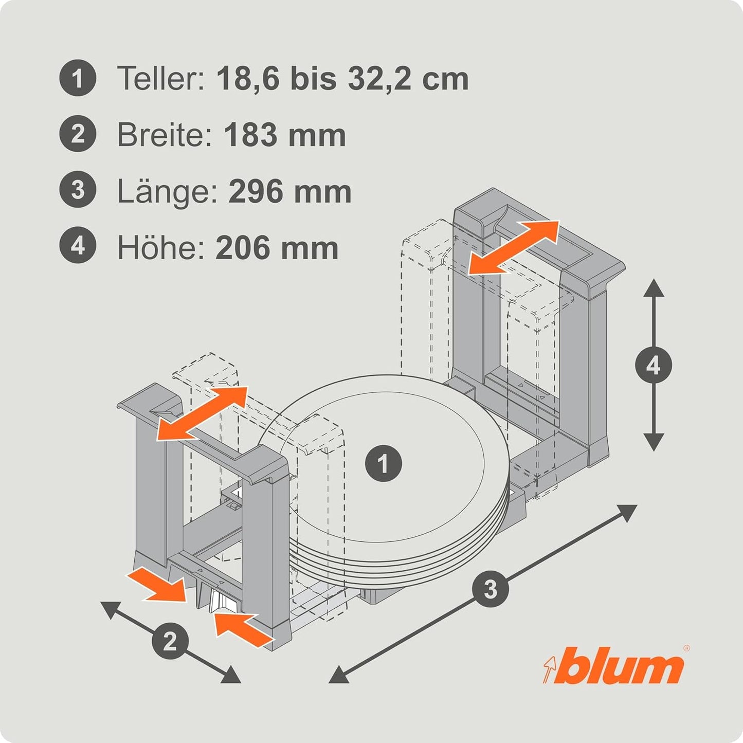 Tellerhalter, Tellerhalter