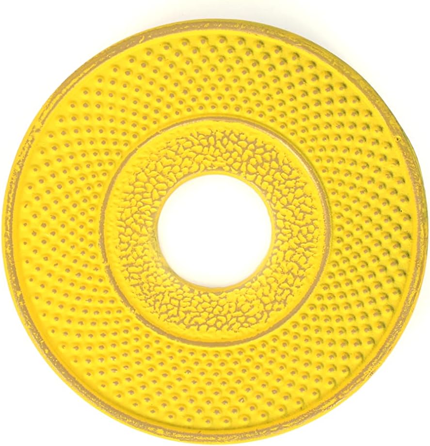 Teeservice aus Gusseisen, 0,8 L Gelb