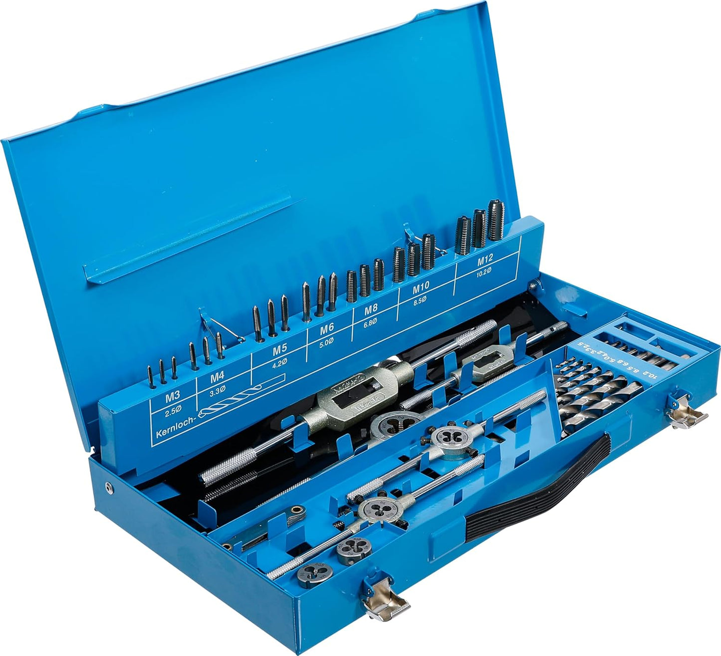 Gewindeschneid-Satz M3 - M12 44-tlg., 44-tlg. | HSS-G-Stahl