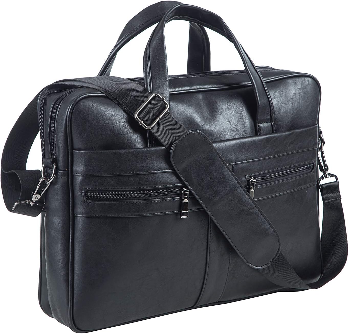Laptoptasche mit abnehmbarem Schultergurt, Schwarz / 15.6 Zoll