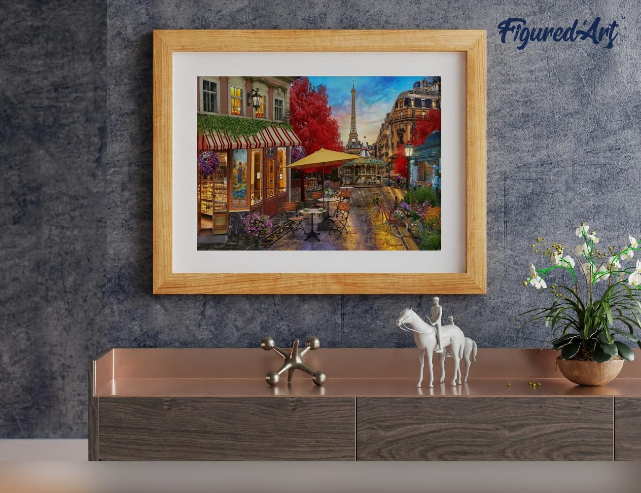 Malen nach Zahlen Set - Veranda in Paris, Veranda in Paris 40x50cm Mit Keilrahmen (nicht gespannt)