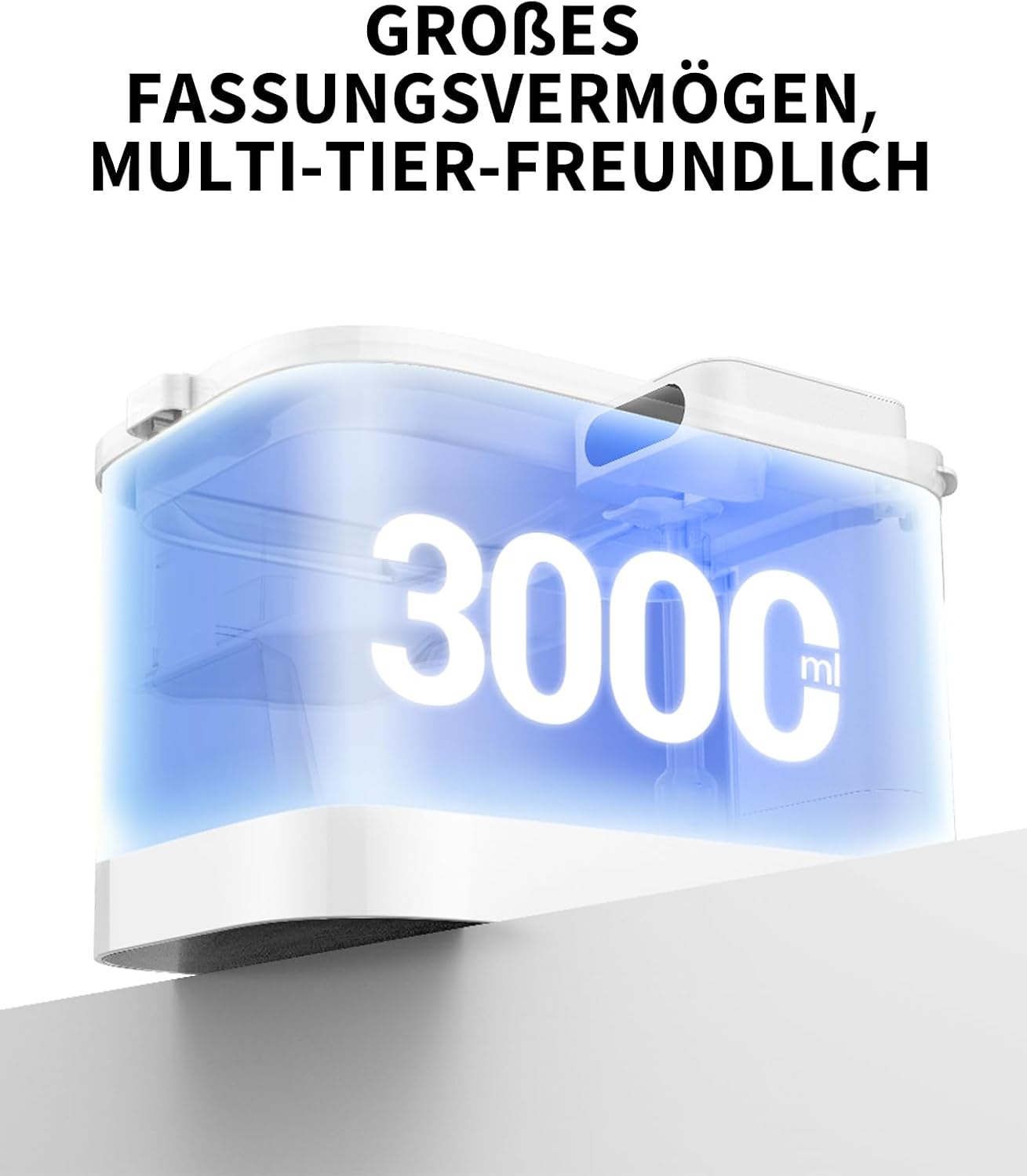 Kabelloser Trinkbrunnen CT-W3, App-gesteuert, CT-W3
