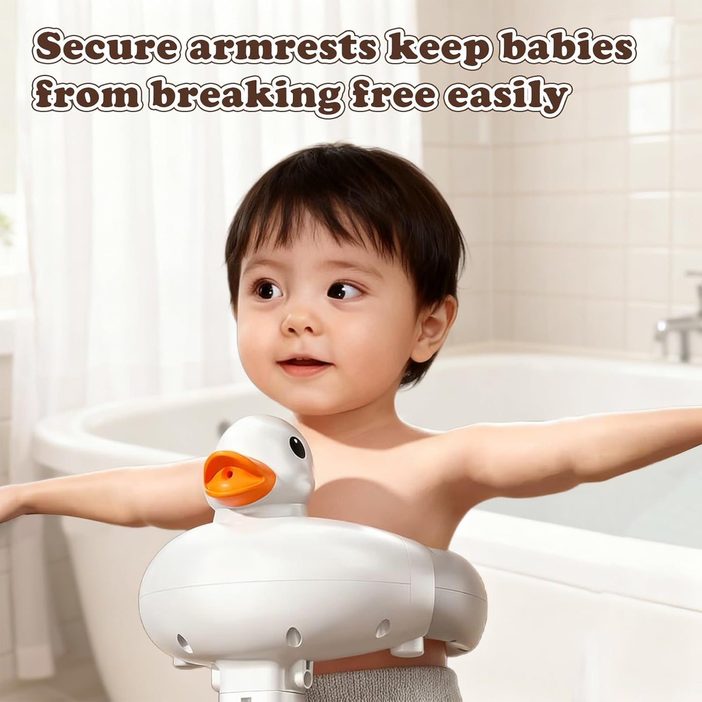 Badewannensitz Baby mit Höhenverstellung & Anti-Rutsch