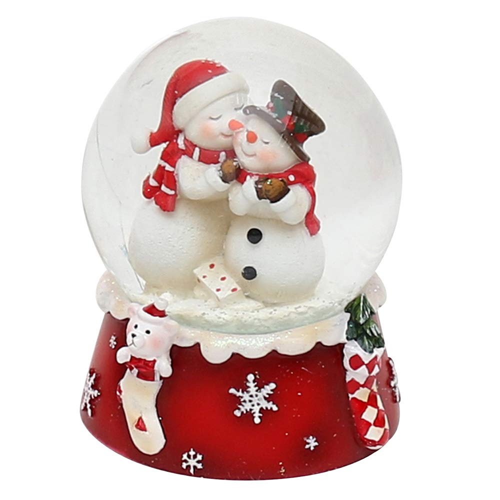 Schneekugel 501065-SM, Schneemann Duo