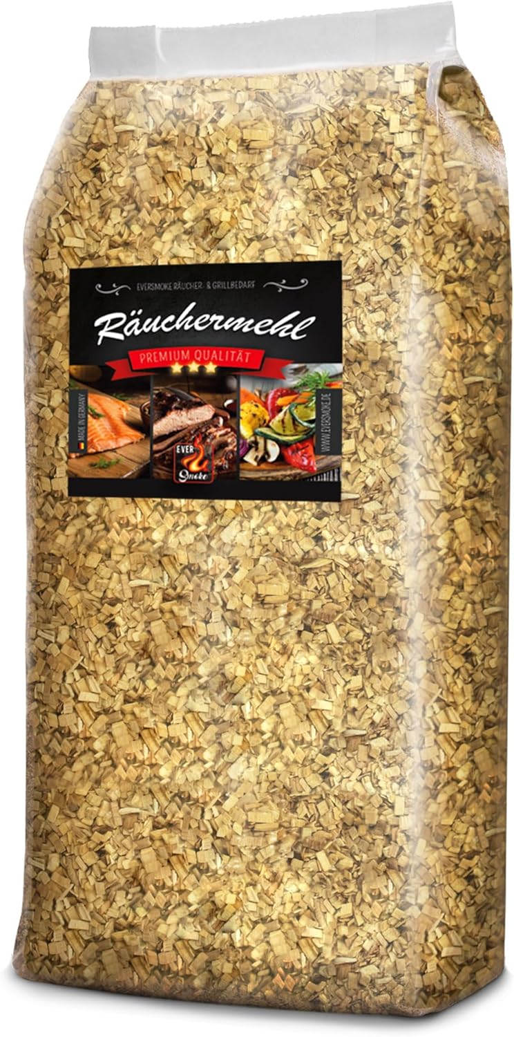 Räuchermehl & Räucherchips Buche (15kg, 6-10mm), Chips 6,0-10,0mm