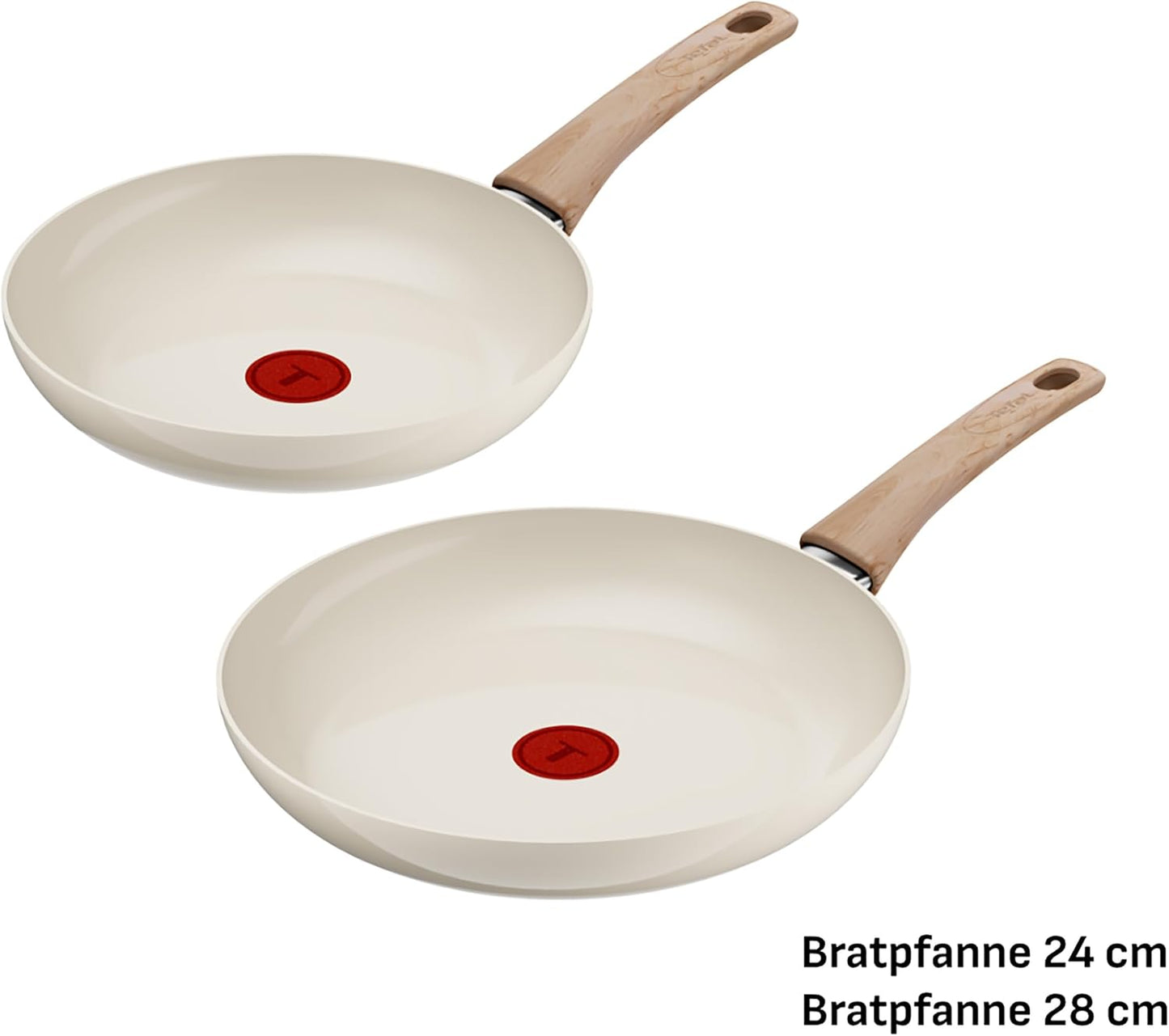 Keramik Antihaft-Pfannen-Set, 2-tlg. Pfannen-Set 24,28 cm