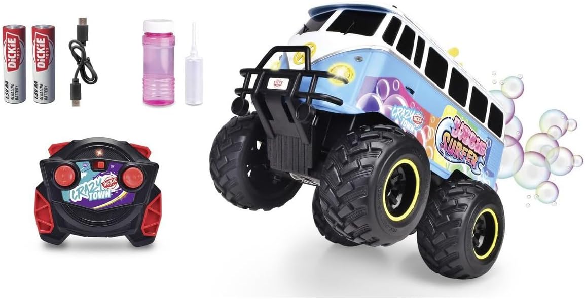 RC Volkswagen T1 Bubble Bus mit Seifenblasenfunktion