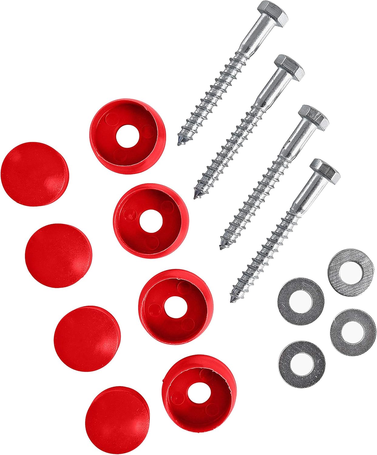 Reckstange, 125 cm / RAL3020 (Rot)