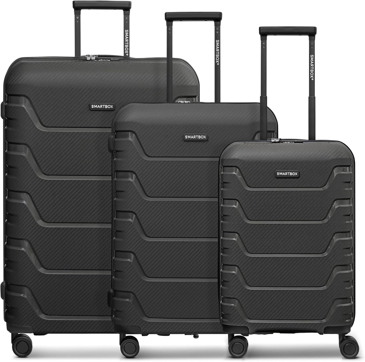 Edition 01 Hartschalen Koffer-Set 3-teilig, Kofferset (3-teilig) Schwarz