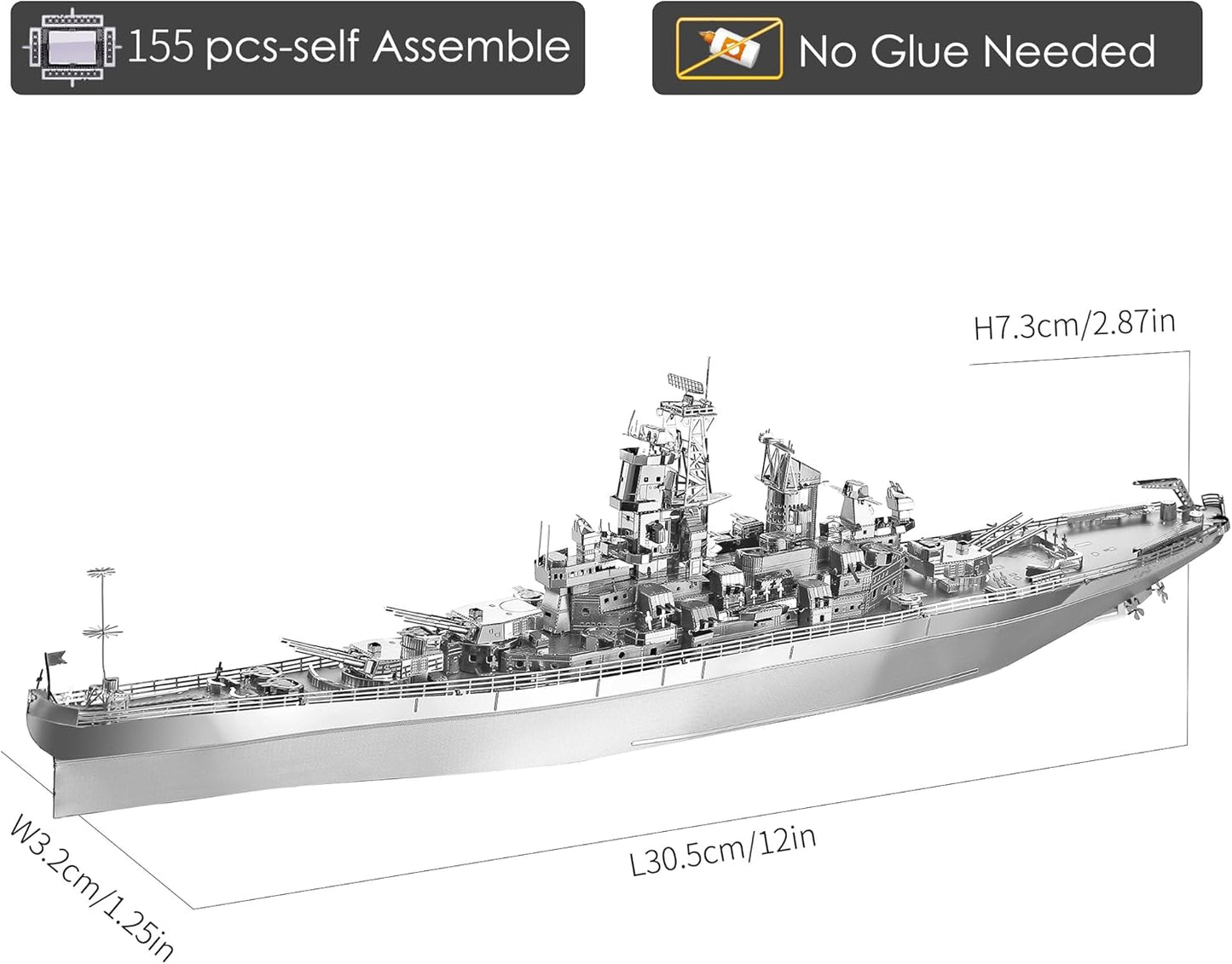 3D Modell Schlachtschiff Missouri, Schlachtschiff Missouri