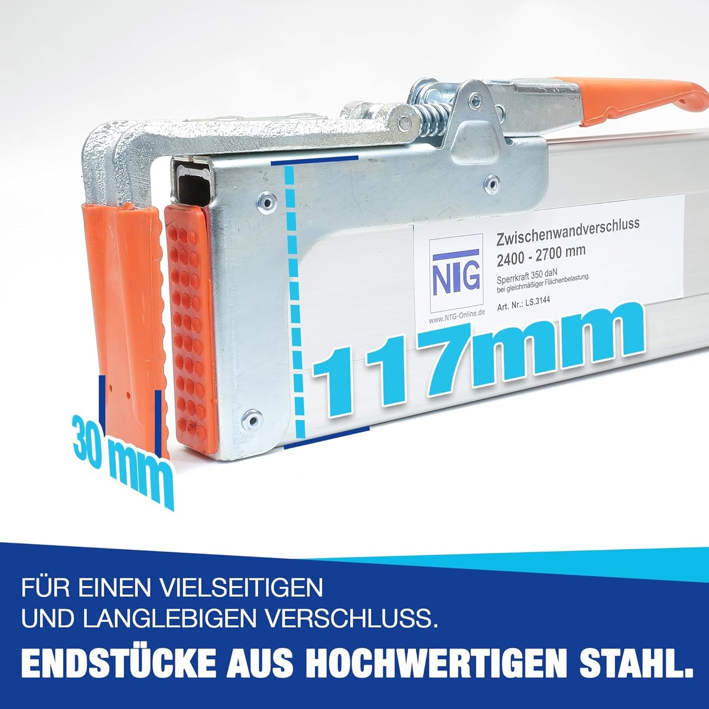 Ladungssicherung Zwischenwandverschluss für Anhänger, 1 Stück, Zwischenwandverschluss