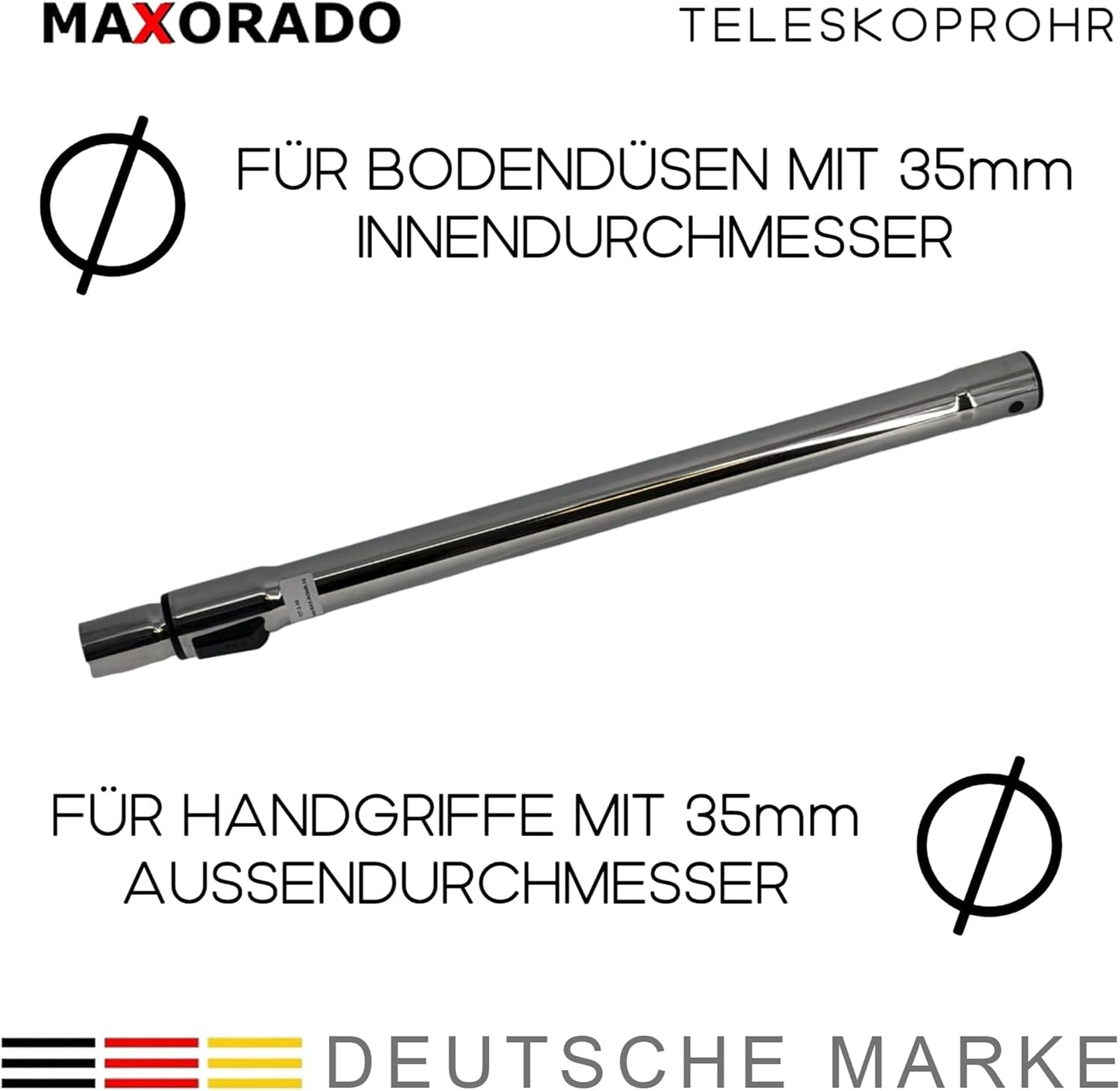 Staubsauger-Teleskoprohr, Staubsaugerrohr