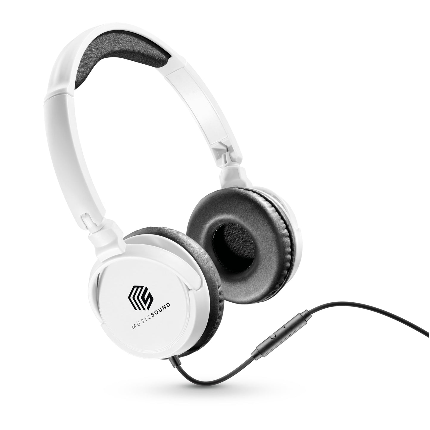 Faltbare On-Ear-Kopfhörer, Jack 3.5mm Weiss