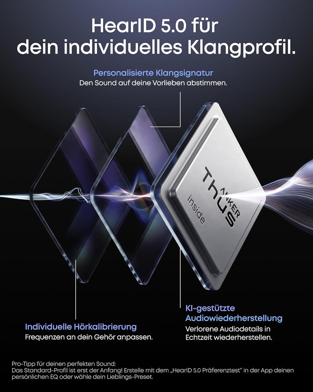 Liberty 5 Pro Noise Cancelling Kopfhörer, Space Schwarz