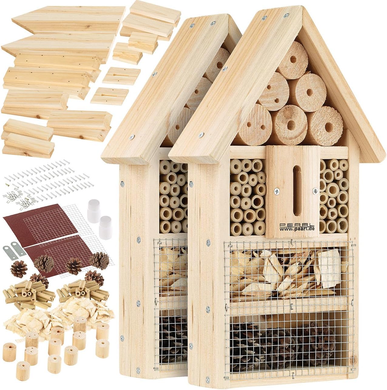 2er-Set Insektenhotel-Bausätze