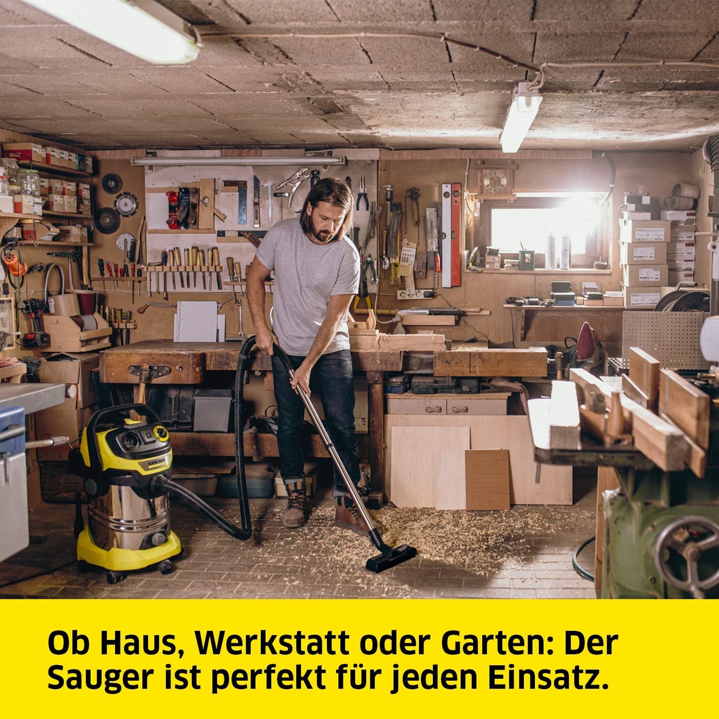 WD 6 P S V-30/6/22/T, Nass-/Trockensauger, Standard-Reichweite (6m Kabel / 2,2m Schlauch)