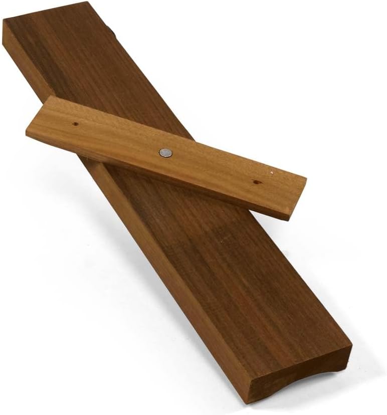 Sauna Sanduhr mit Holz-Drehgestell, Dunkel / Weiss