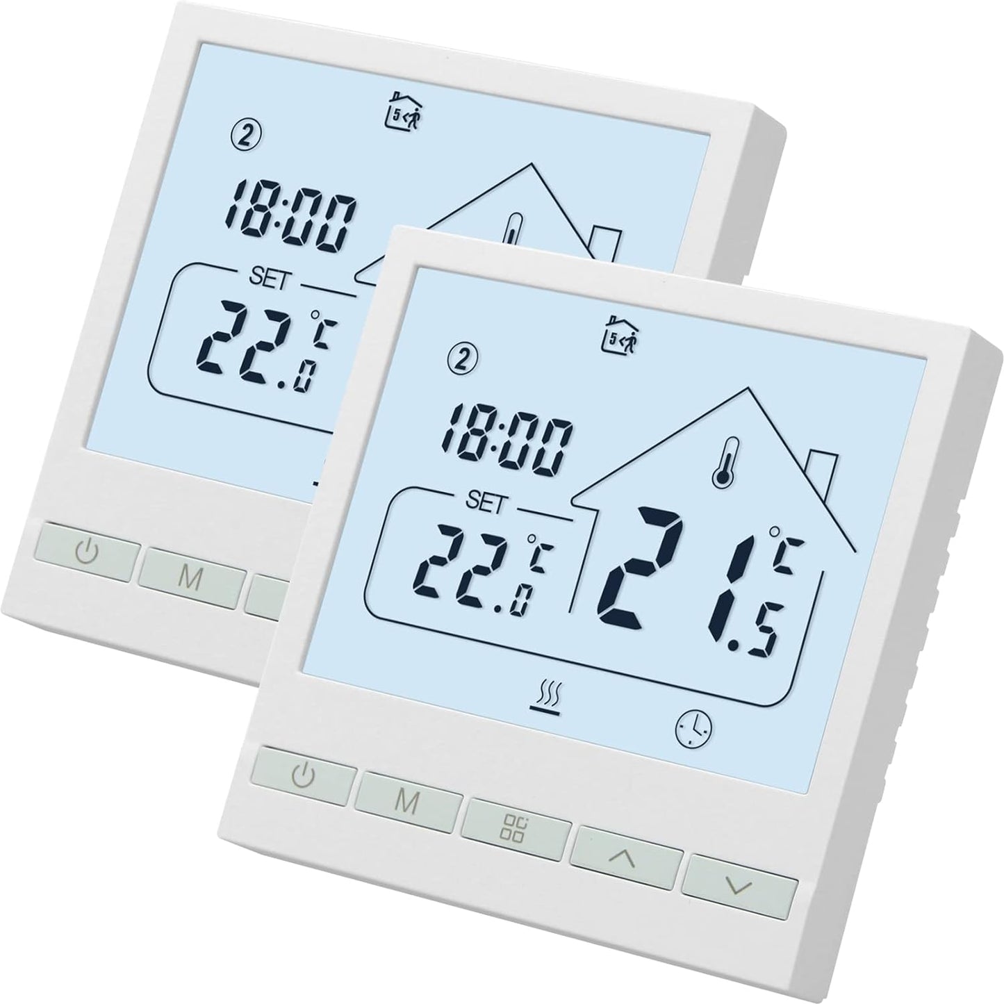 Tuya Smart Thermostat, Wasserheizung Thermostat, 2Stk_WIFI