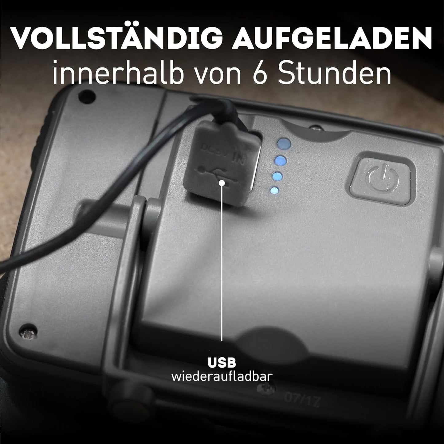 Akku-Baustrahler, 1350 Lumen 1 stück