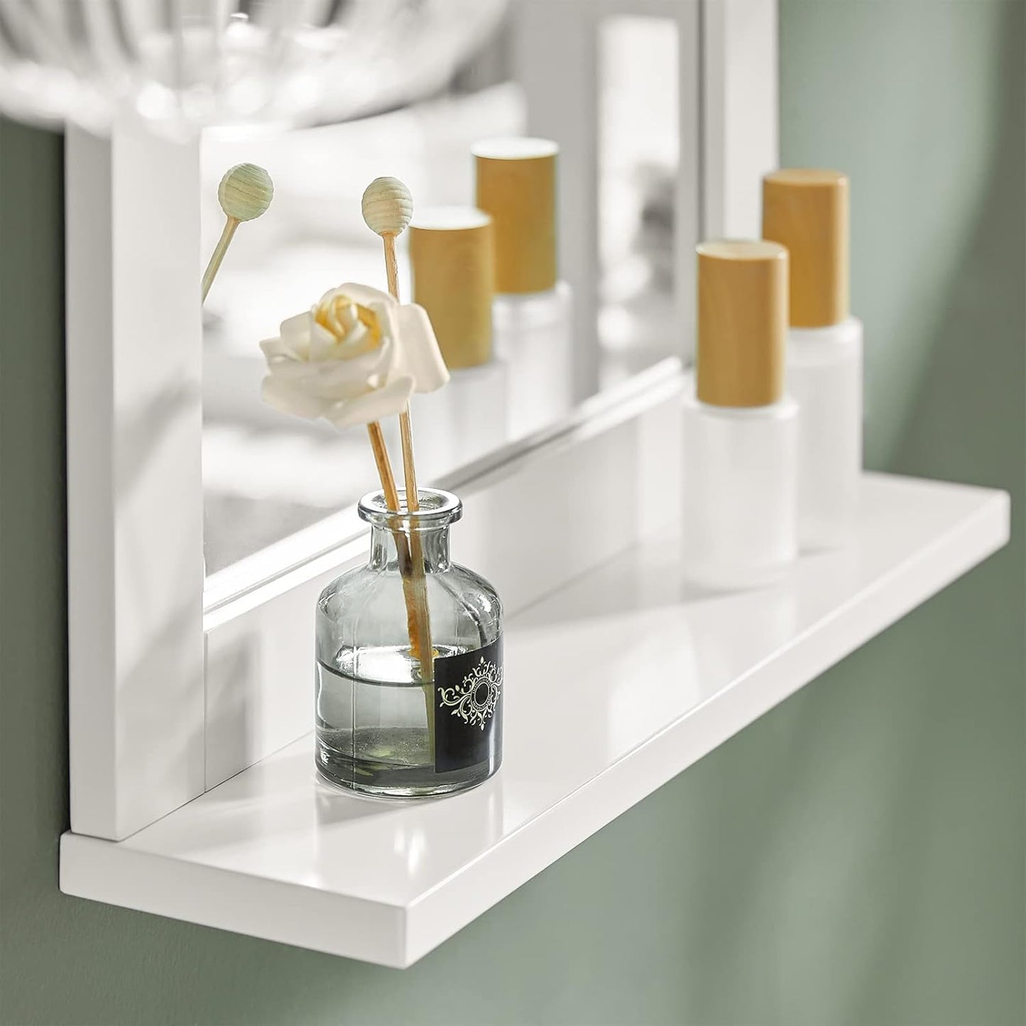 Hängeschrank mit Spiegel und Ablage, FRG129-W