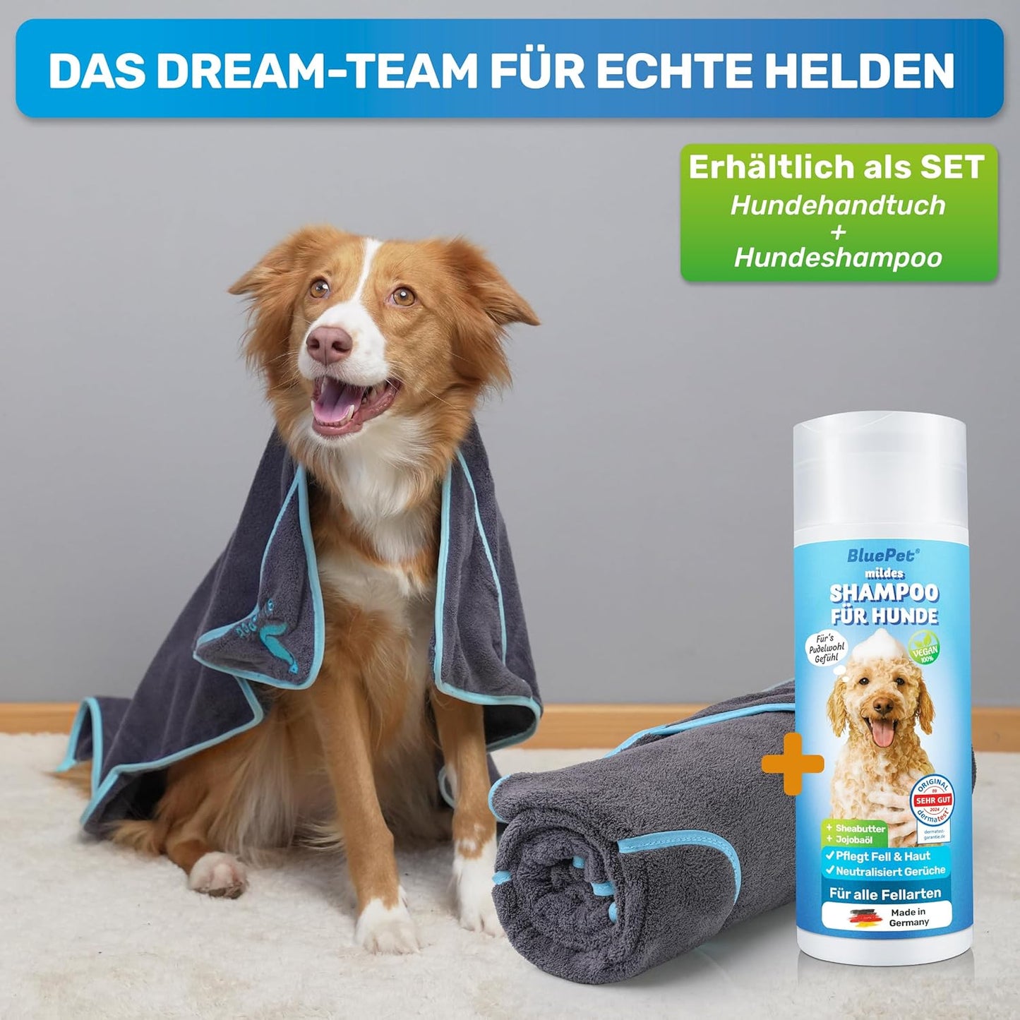 2 x Hundehandtücher, 2x Hundehandtuch