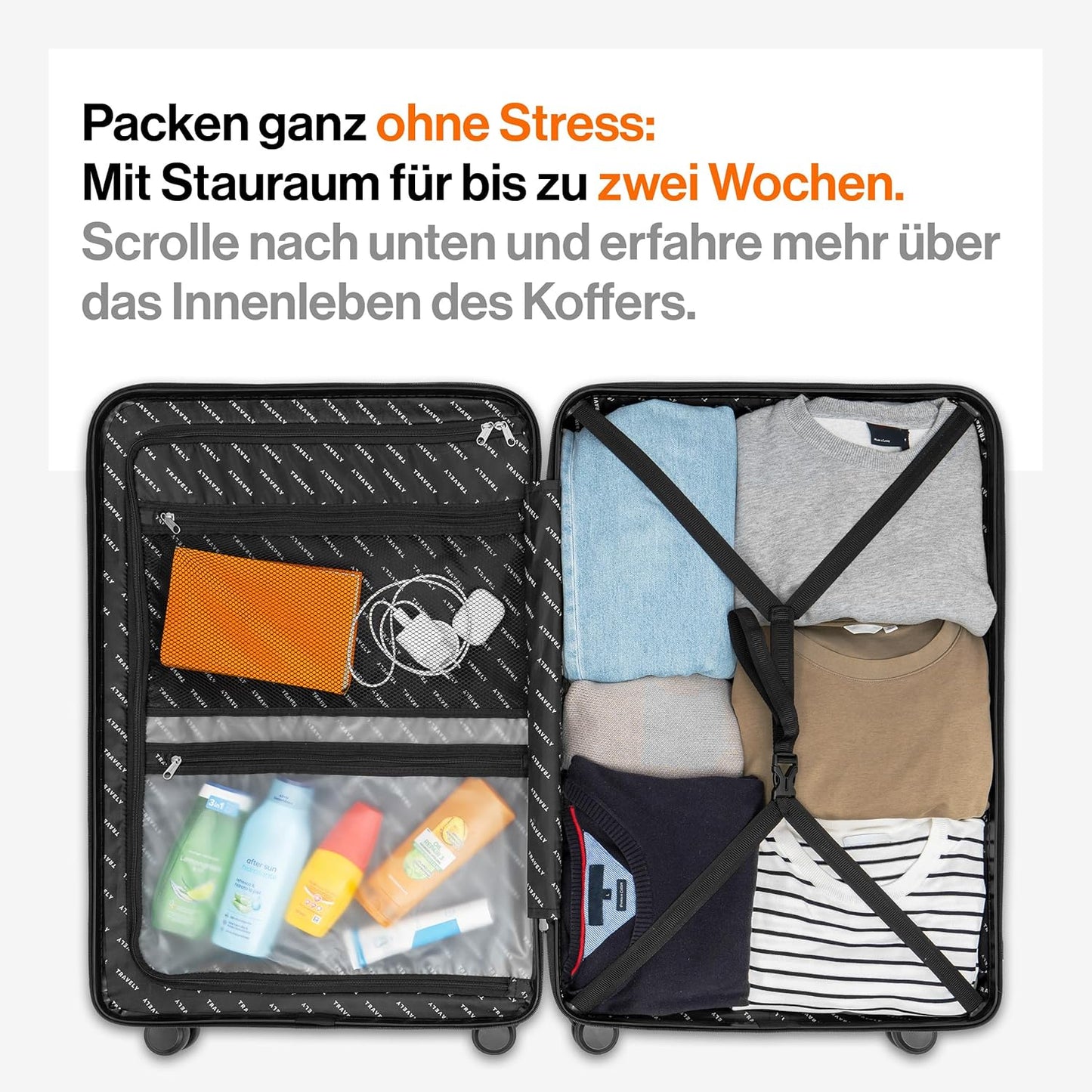 Hartschalenkoffer, XL Nebelgrün