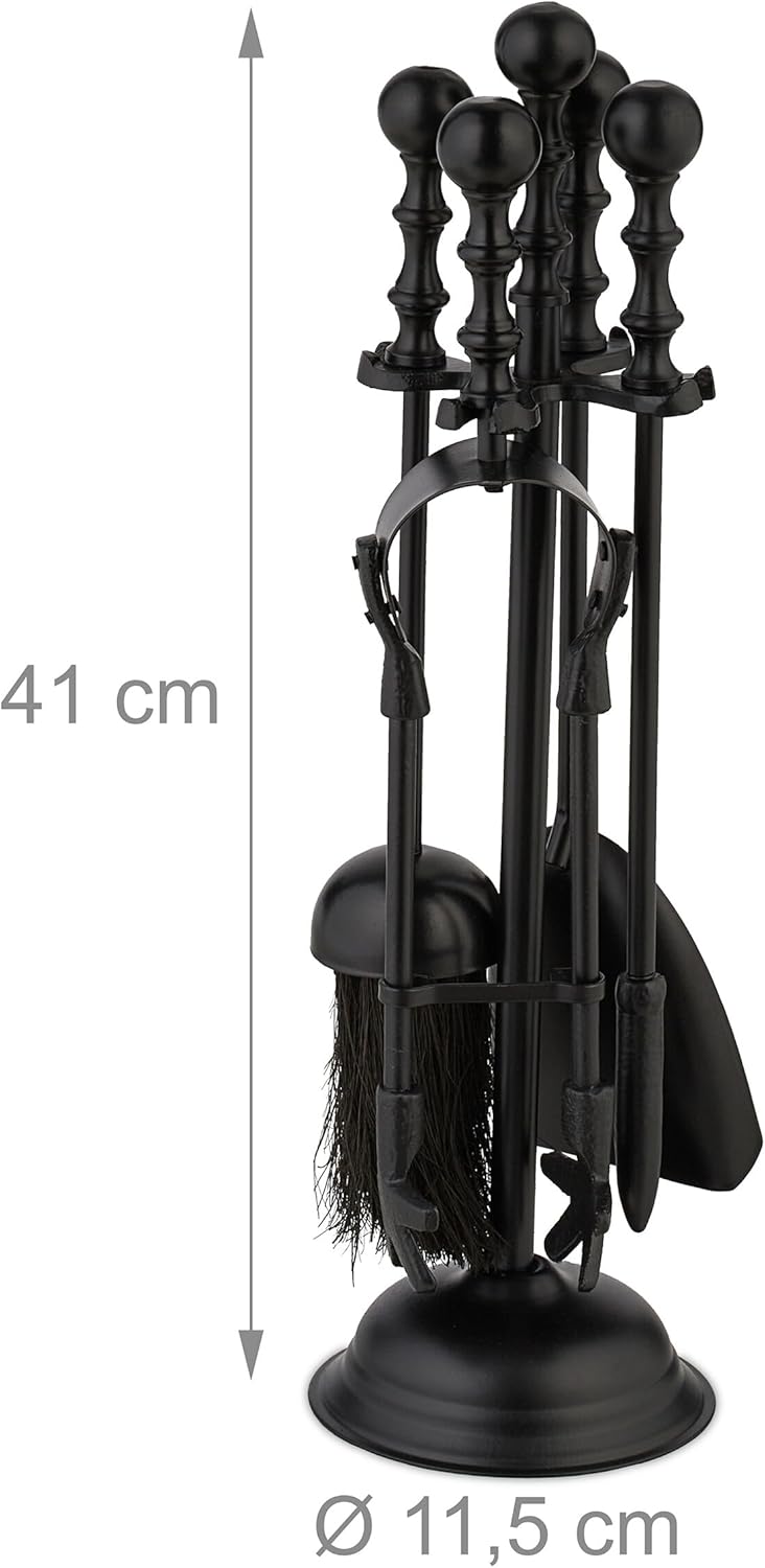 Kaminbesteck-Set mit Ständer