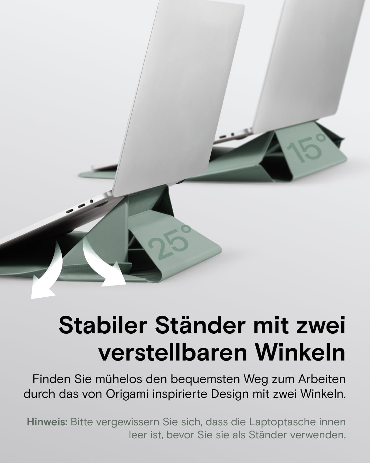 Laptoptasche & Ständer für 13.3 Zoll, Grüner See 13,3"